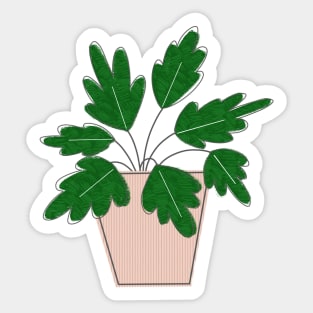 Sweet Potted Plant Sticker